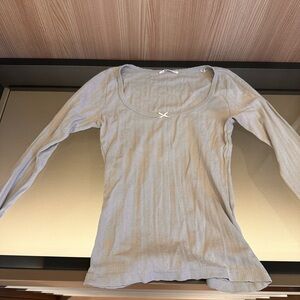 Elegant Gray Women's Top